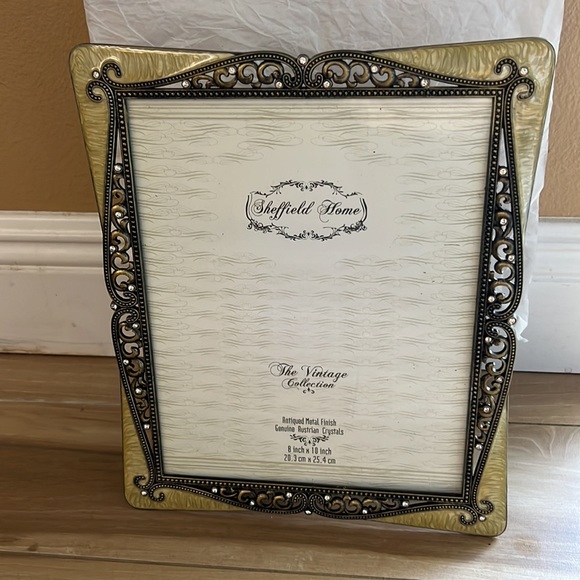 Sheffield Home Accents Vintage Picture Frame 8x Antiqued Metal